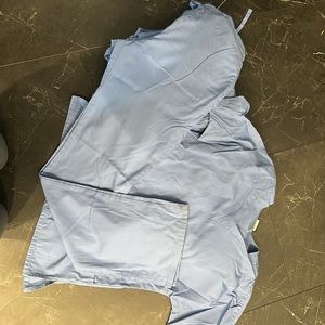 3 sets Cherokee scrubs ceil blue, xs and xs tall pants